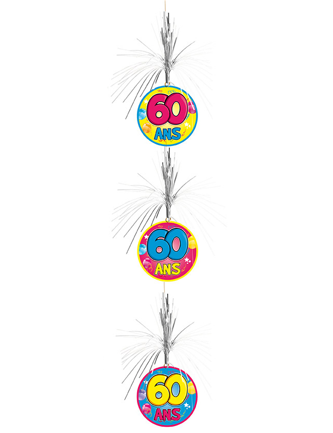 Guirlande cascade 60 ans
