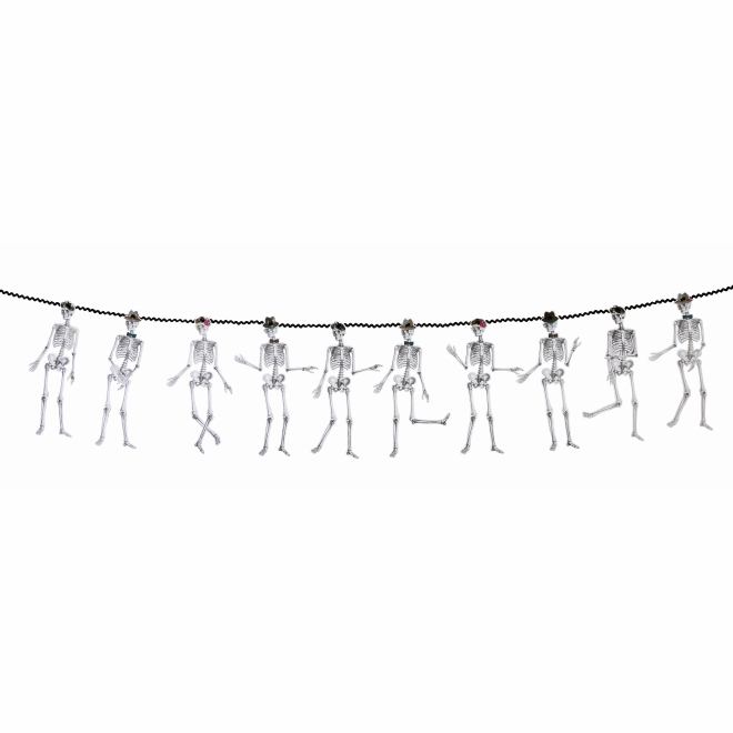 Guirlande squelettes 3 m