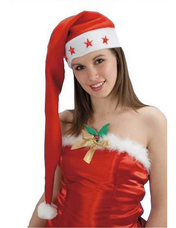 Bonnet Noël long lumineux adulte