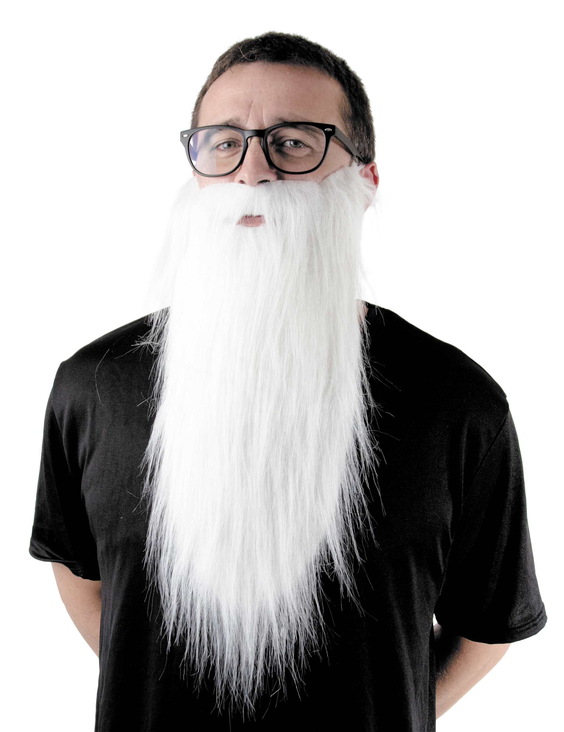 Barbe blanche longue adulte