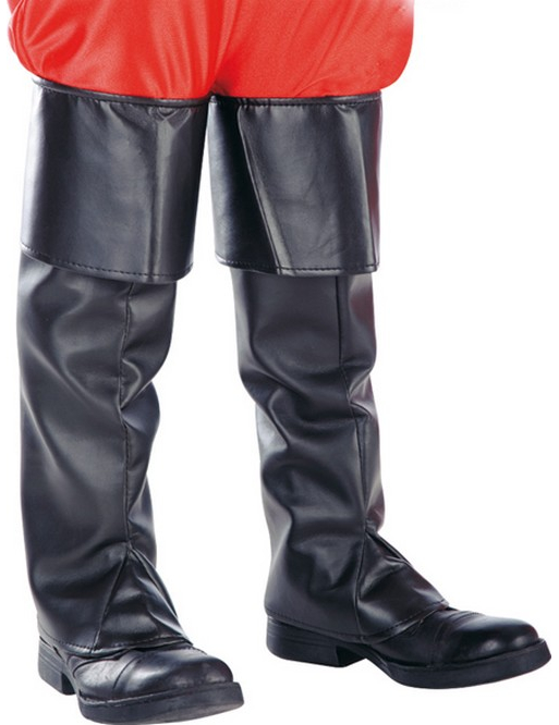 Sur-bottes noires plastique adulte