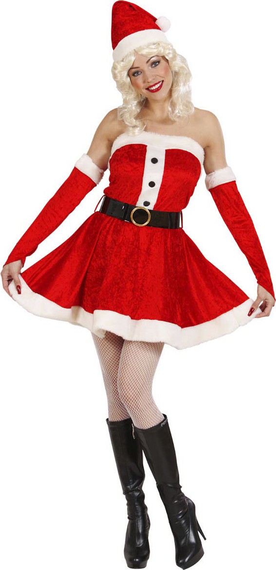 Déguisement Mère Noël bustier femme
