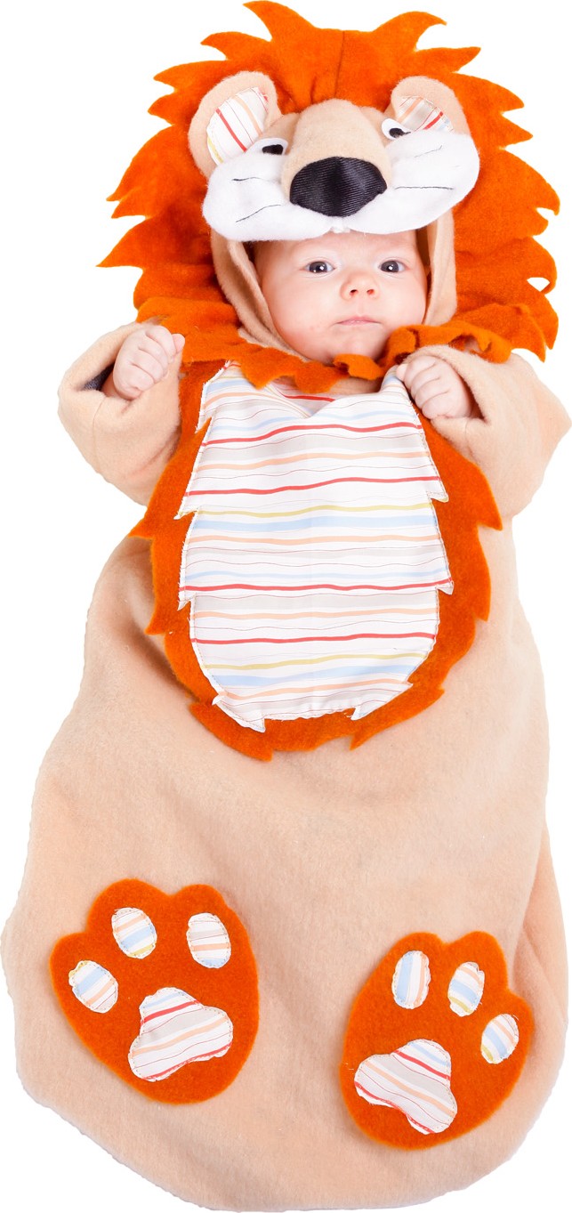 Déguisement lion turbulette bébé
