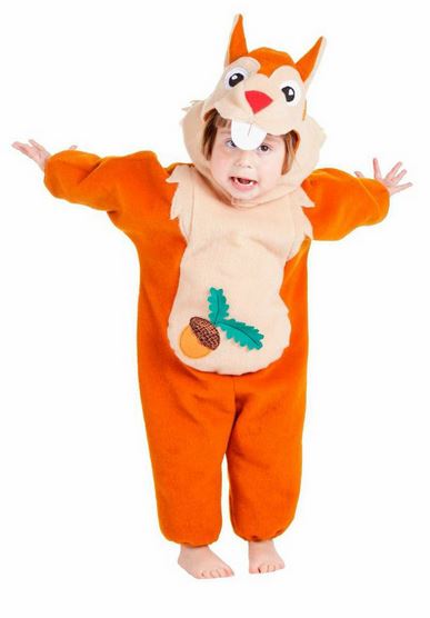 Déguisement petit écureuil bébé