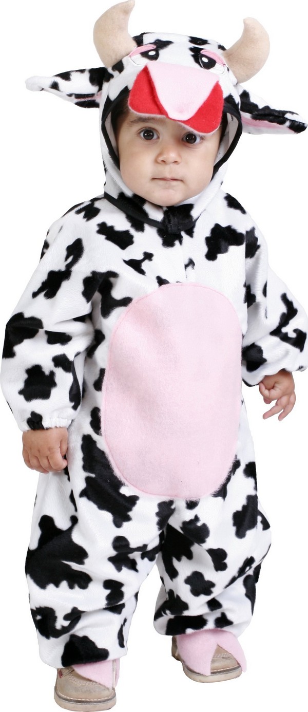 Déguisement vache à cornes bébé