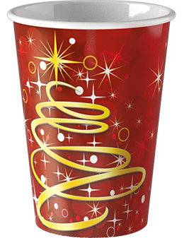 8 Gobelets Sapin magique Noël