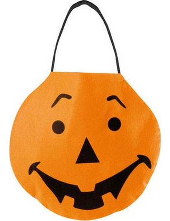 Sac à friandises citrouille Halloween