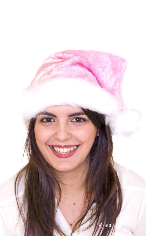 Bonnet rose adulte Noël