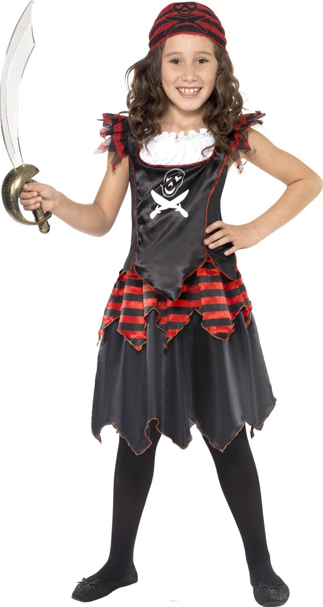 Déguisement pirate noir fille