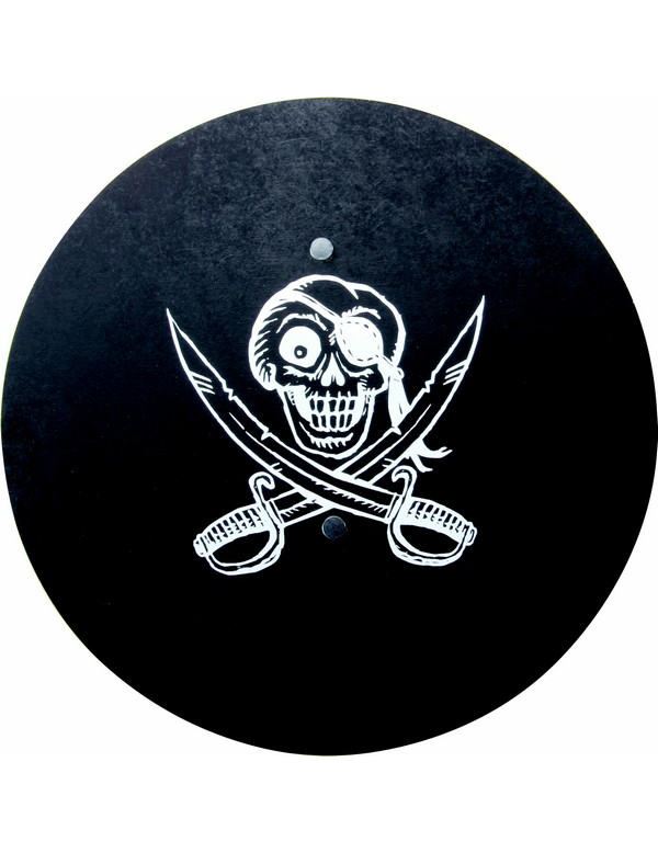 Bouclier pirate en bois 31 cm