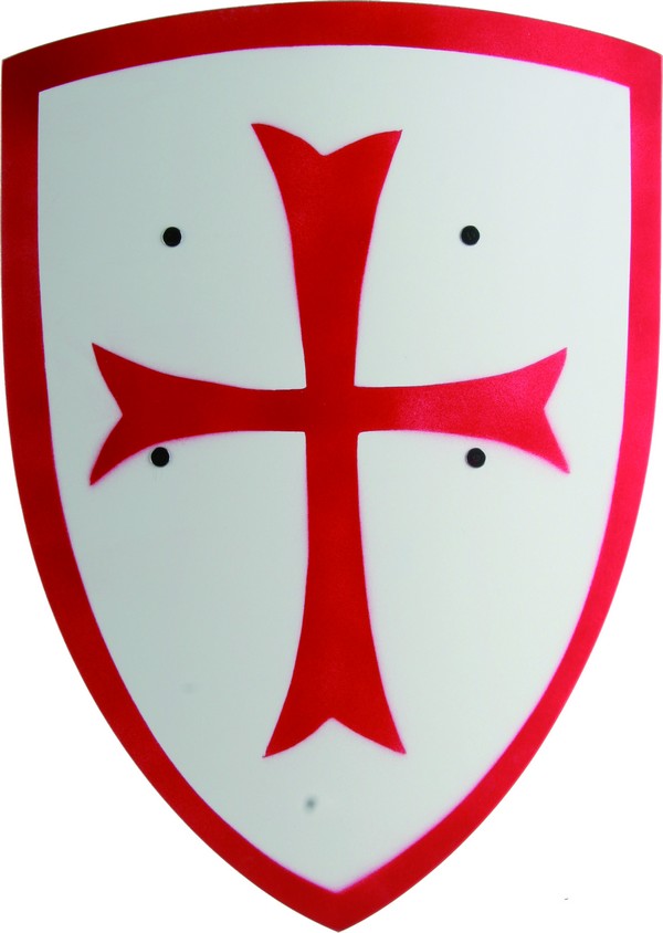 Bouclier croisé bois blanc enfant