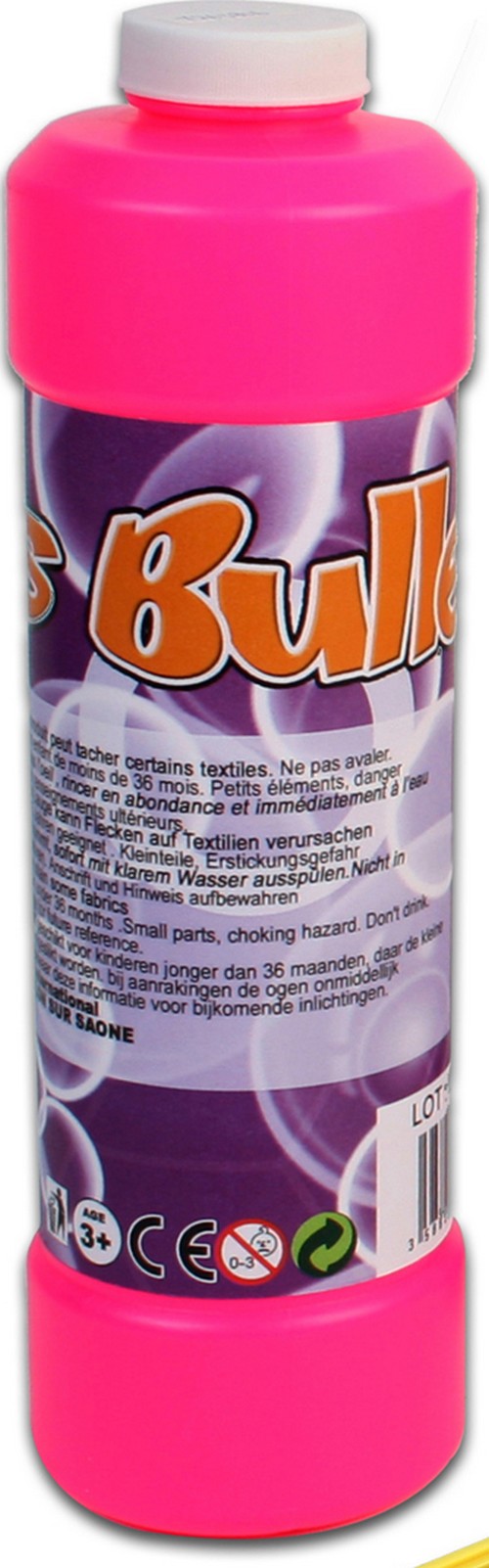 Bouteille bulles à savon 900 ml