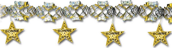 Guirlande dorée Bonne année