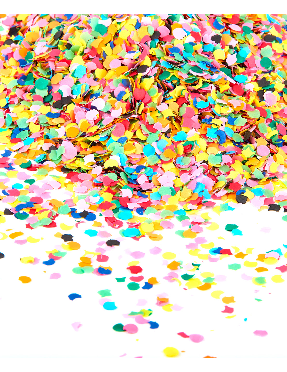 Sachet de confettis 100 gr multicolore