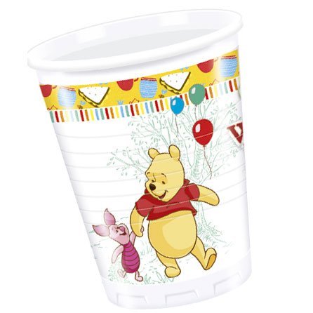 8 Gobelets Winnie l'ourson