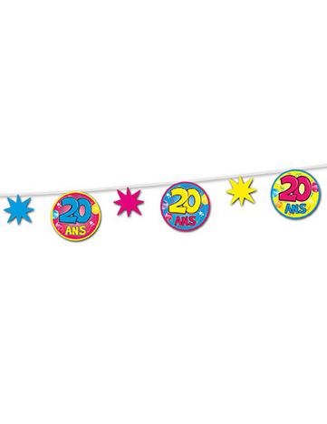 Guirlande fil 20 ans