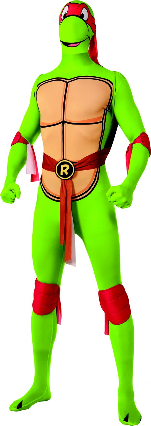 Déguisement seconde peau Raphael Tortues Ninja adulte