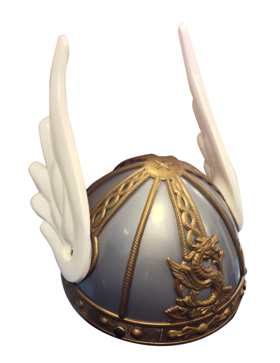 Casque gaulois guerrier dragon enfant