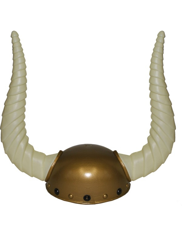 Casque gaulois grandes cornes enfant
