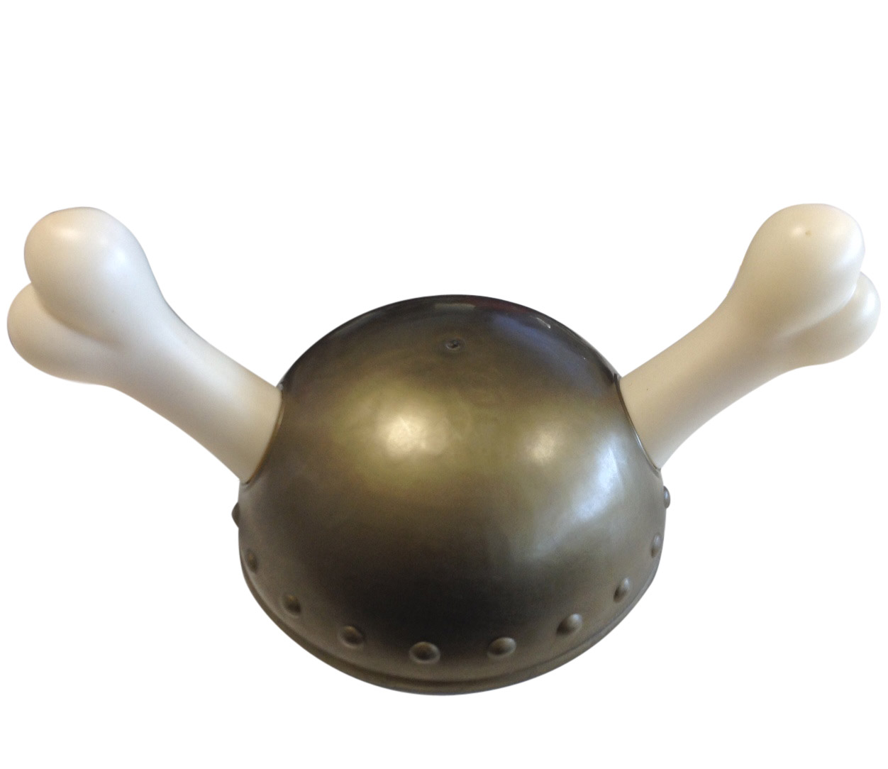 Casque gaulois avec os adulte
