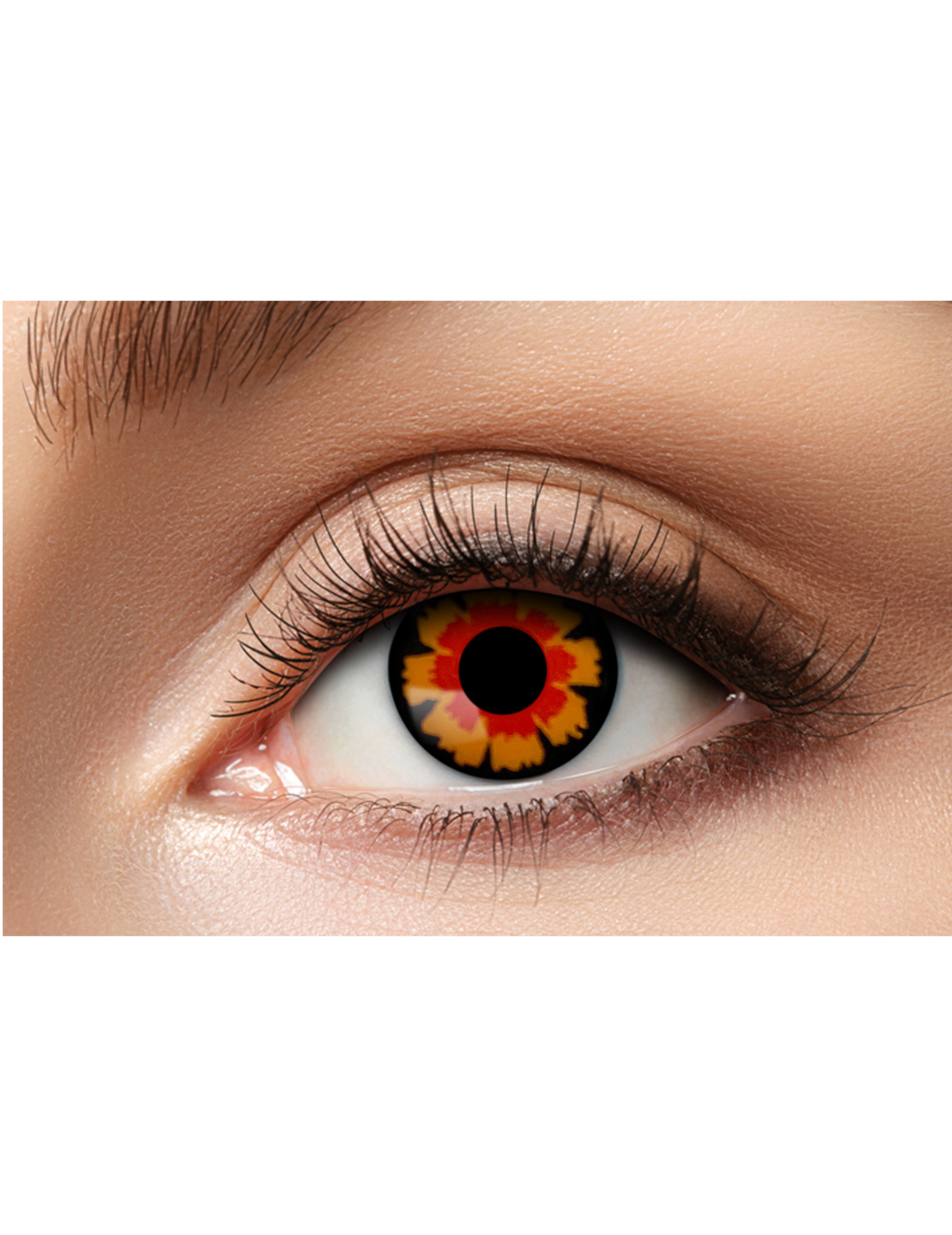 Lentilles fantaisie oeil vampire 1 an adulte Halloween