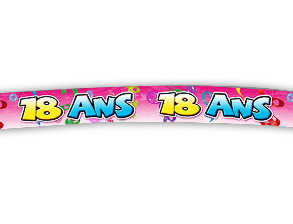 Banderole 18 ans