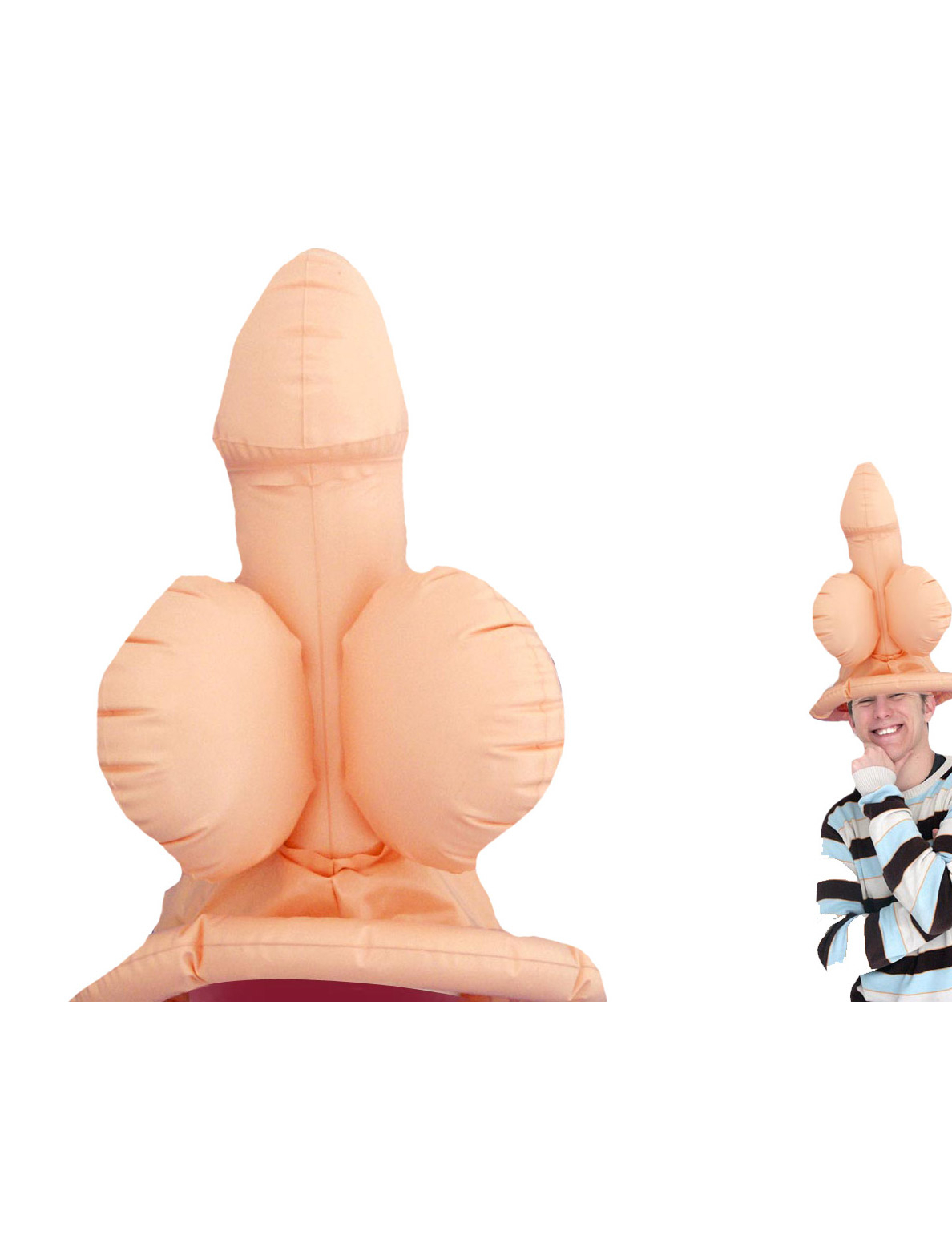 Bonnet zizi gonflable