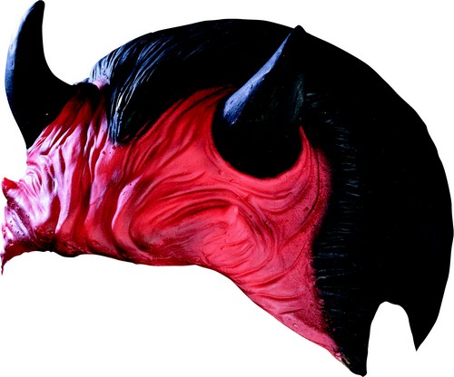Coiffe en latex Démon