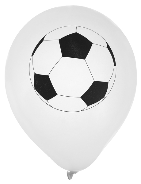 8 Ballons en latex Foot