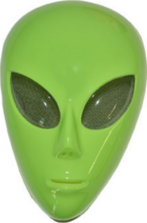 Masque alien vert adulte