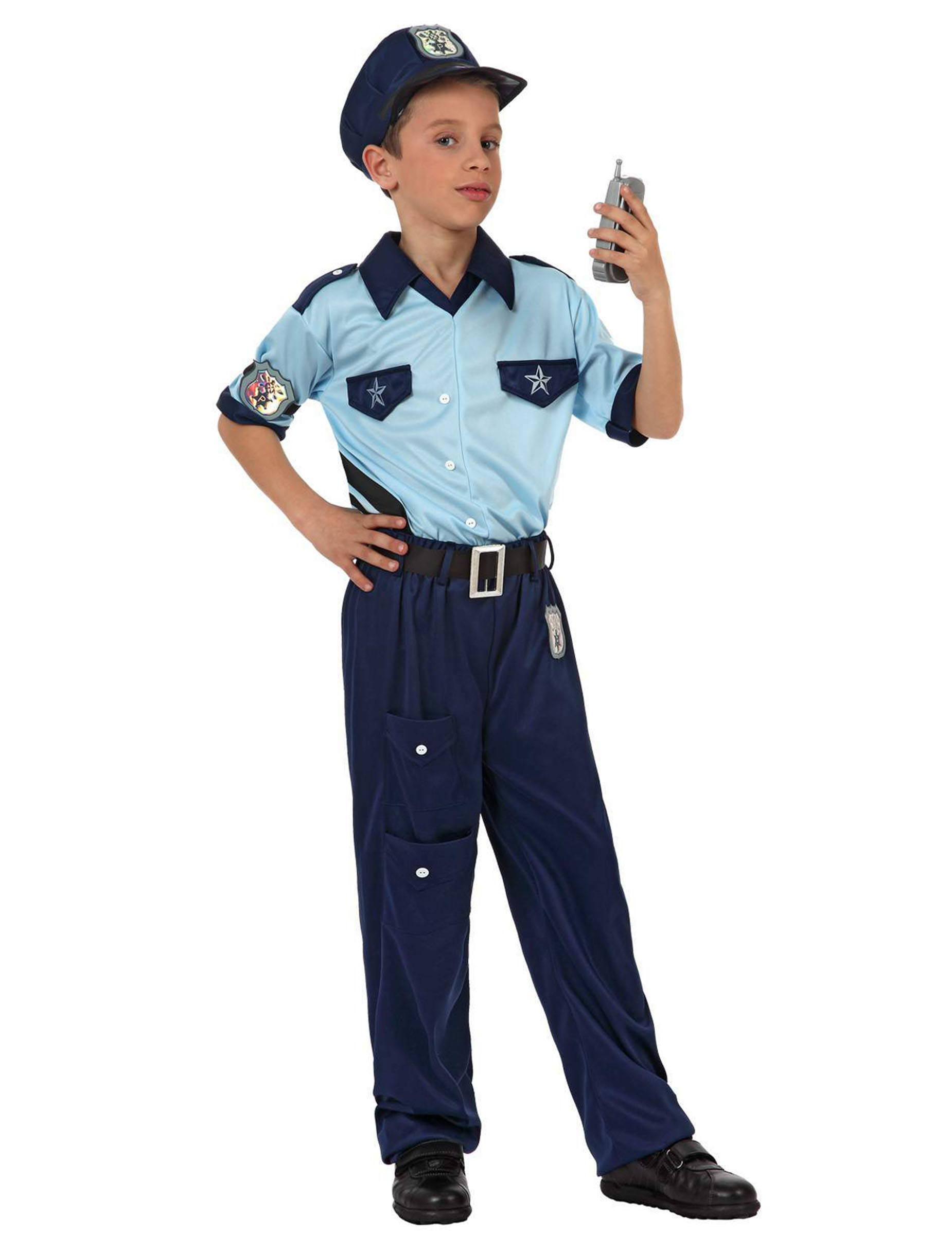 Déguisement policier bleu garçon