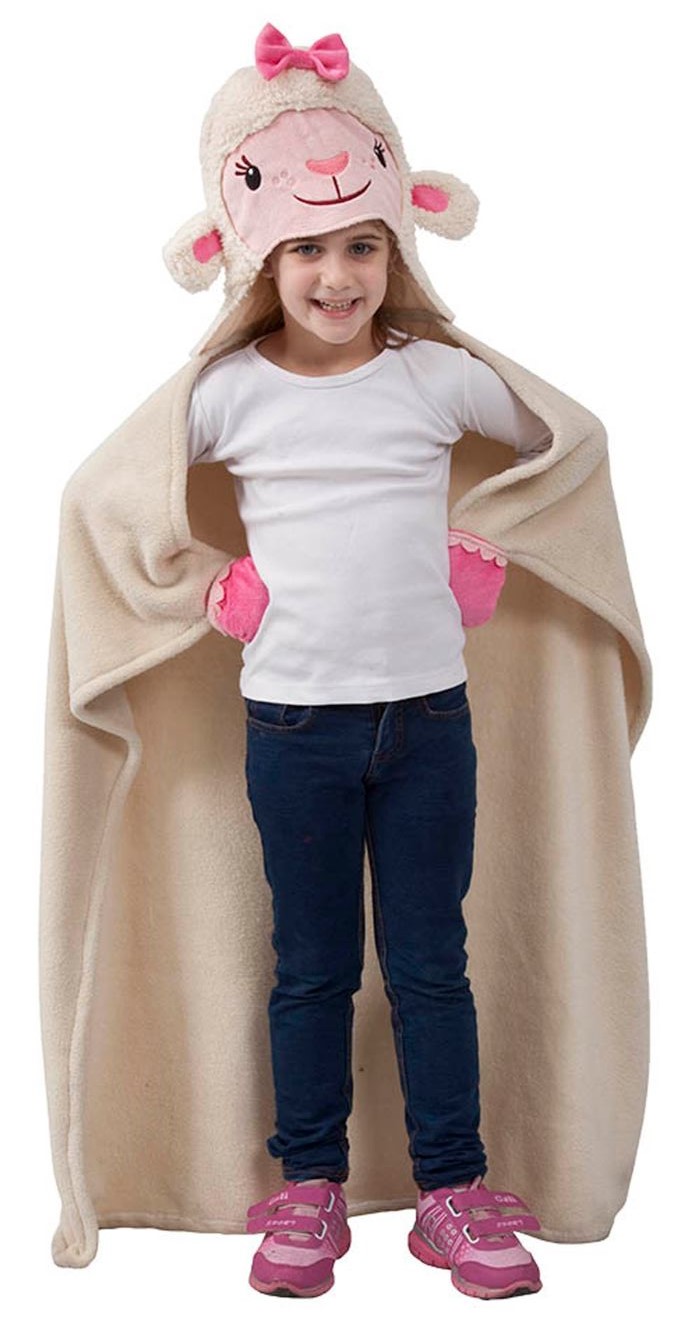 Plaid à capuche enfant Disney Docteur la peluche