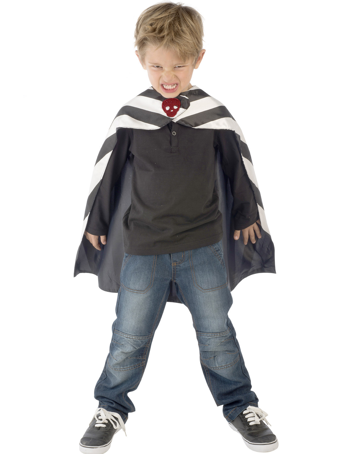 Cape de pirate rayée enfant