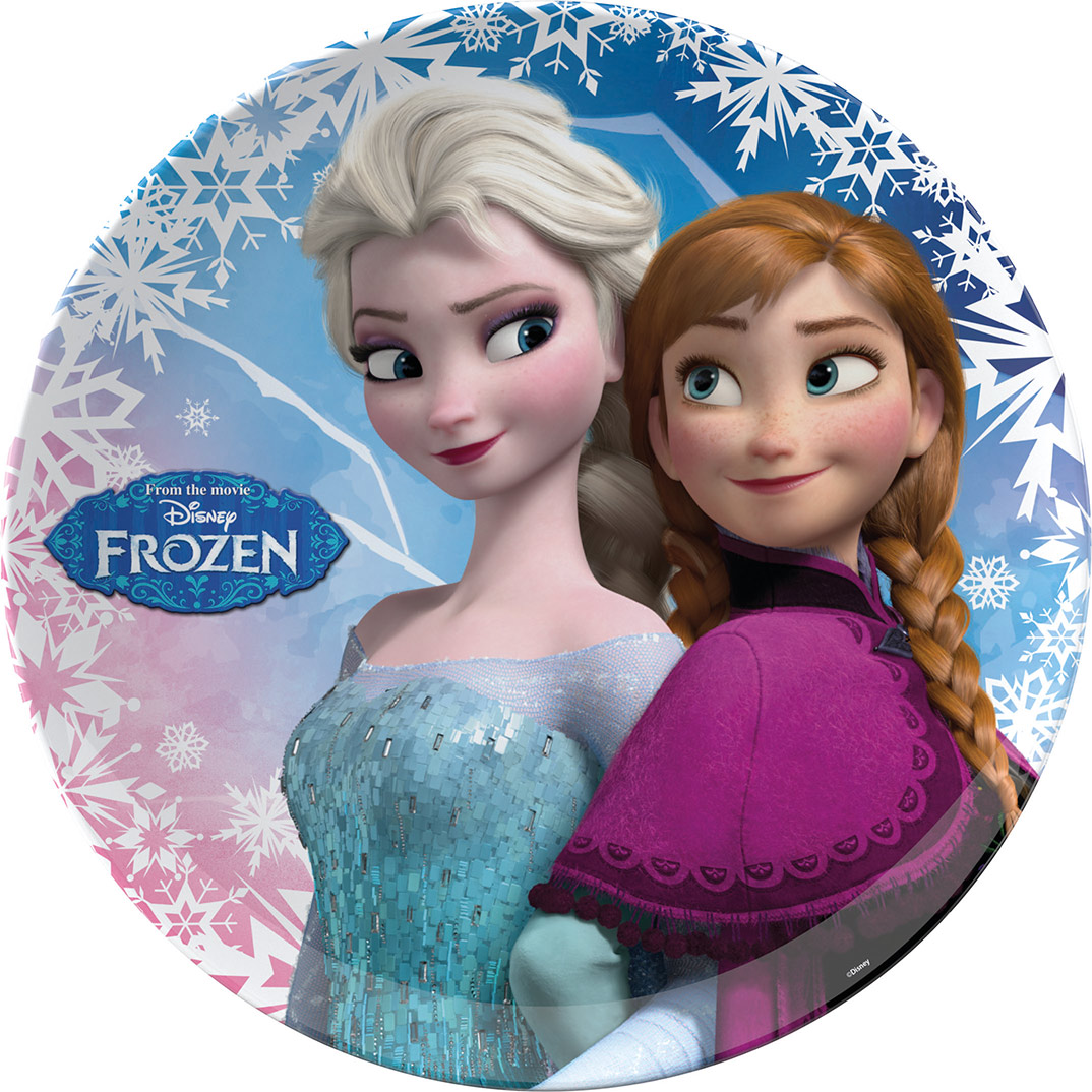 Assiette mélamine La reine des neiges