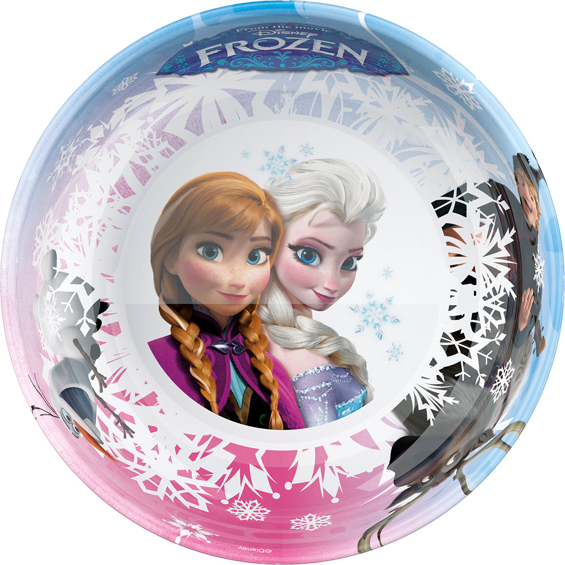 Assiette creuse mélamine La reine des neiges