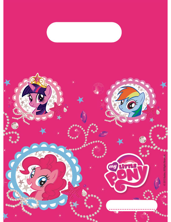 6 Sacs de fête Mon petit poney