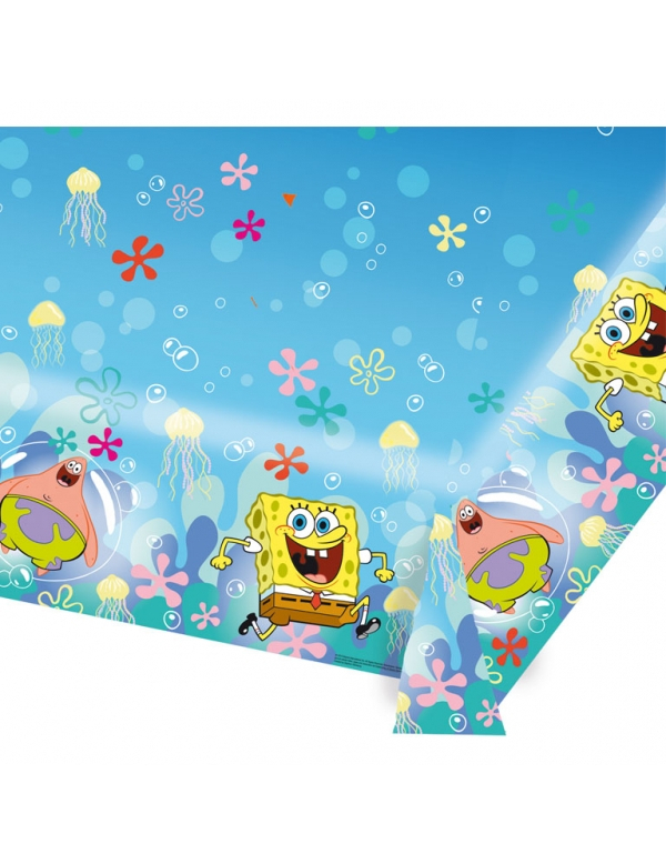 Nappe plastique Bob l'éponge 120 x 180 cm