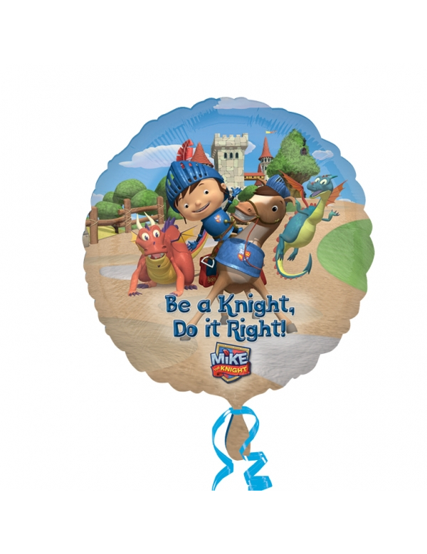 Ballon aluminium Mike le chevalier 45 cm