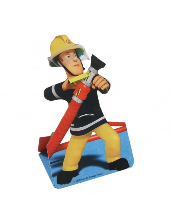 8 Cartes d'invitation Sam le pompier