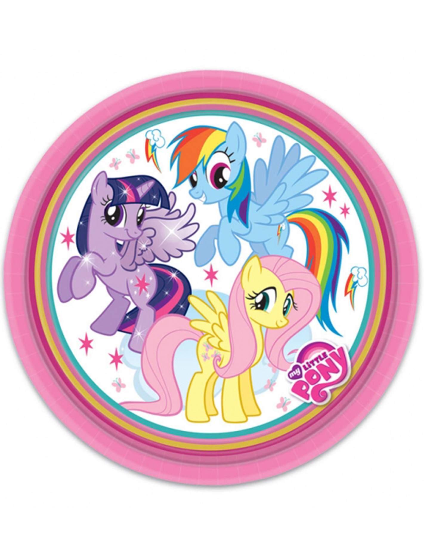 8 Assiettes 23 cm Mon petit poney