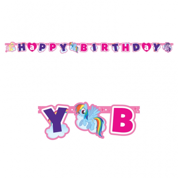 Guirlande Happy Birthday My little Pony