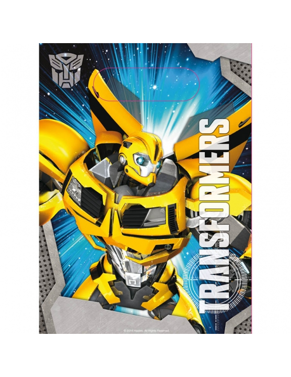 6 Sacs de fête Transformers