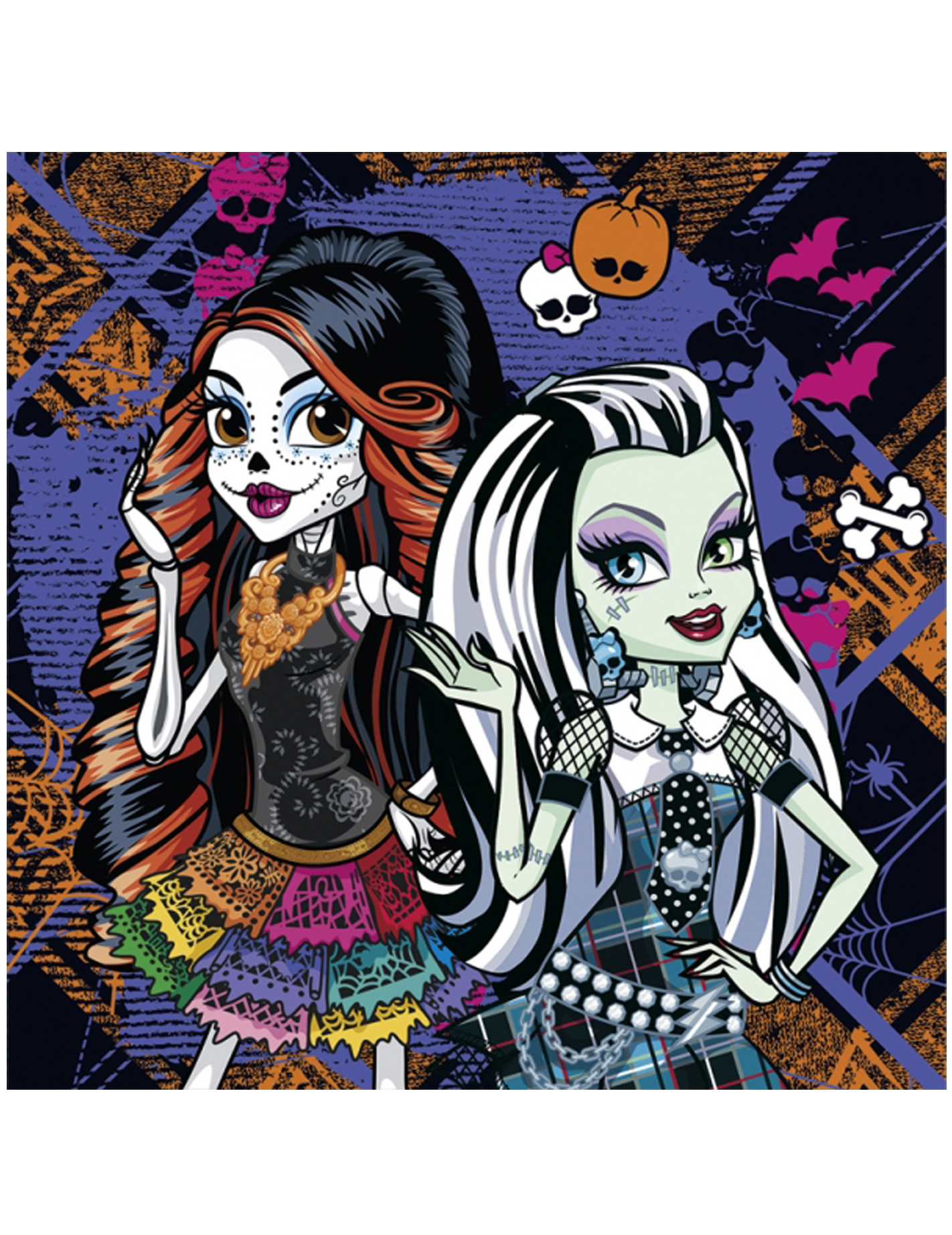 20 Serviettes en papier Monster High 33 x 33 cm