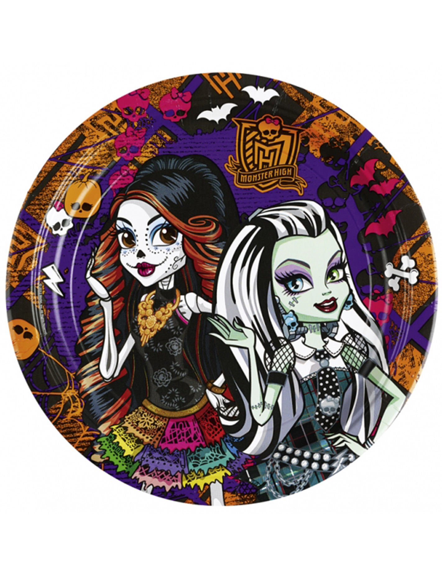 8 Assiettes Monster High