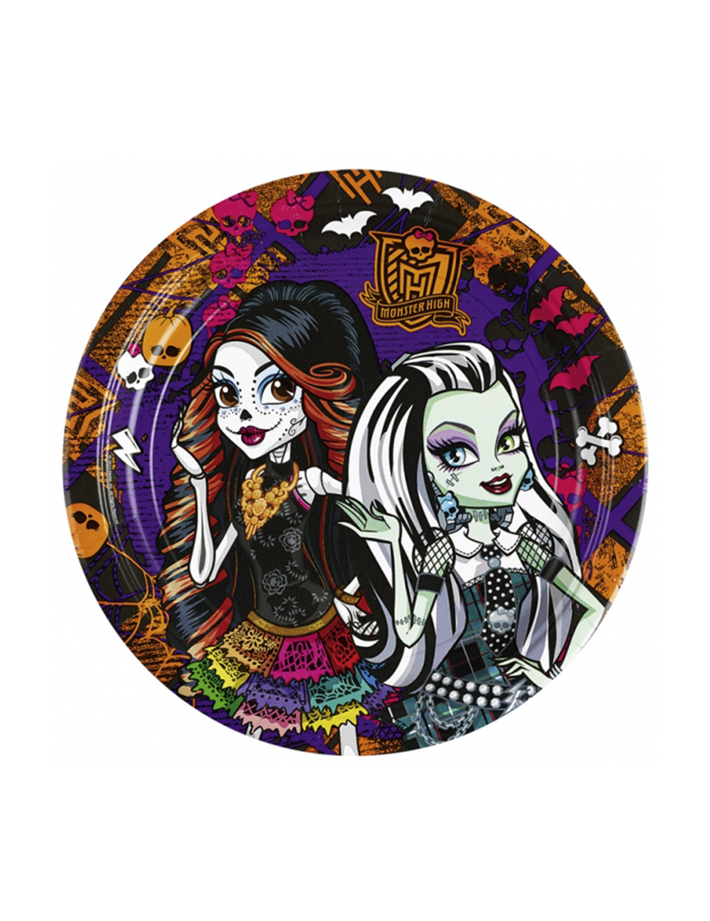 8 Petites assiettes Monster High