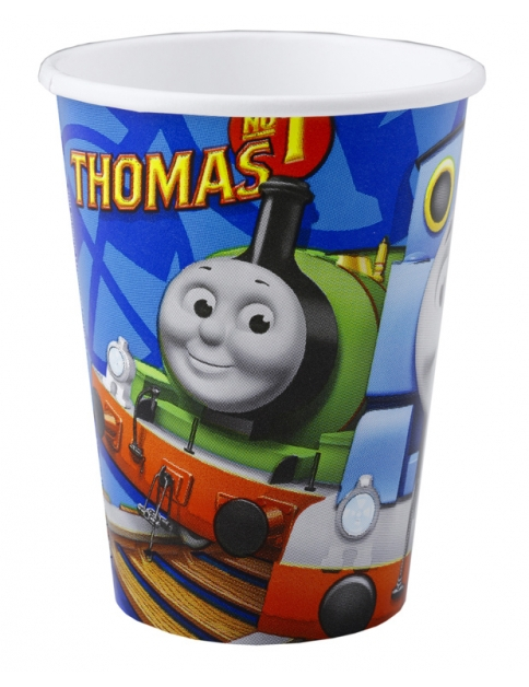 8 Gobelets en carton Thomas et ses amis 266 ml