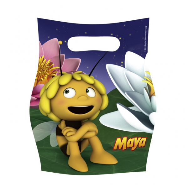 6 Sacs de fête Maya l'abeille