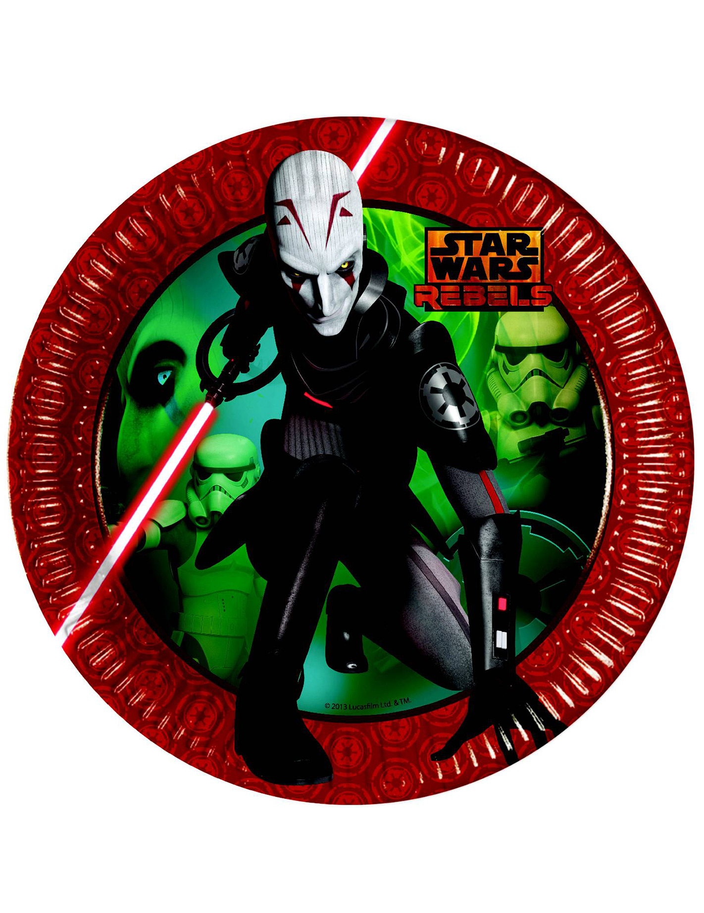 8 Assiettes 23 cm Star Wars Rebels