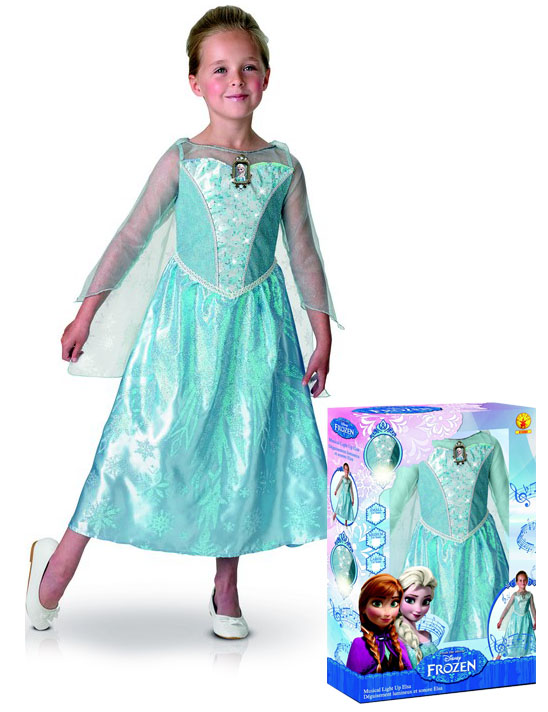 Coffret luxe lumineux et sonore Elsa La Reine des Neiges enfant