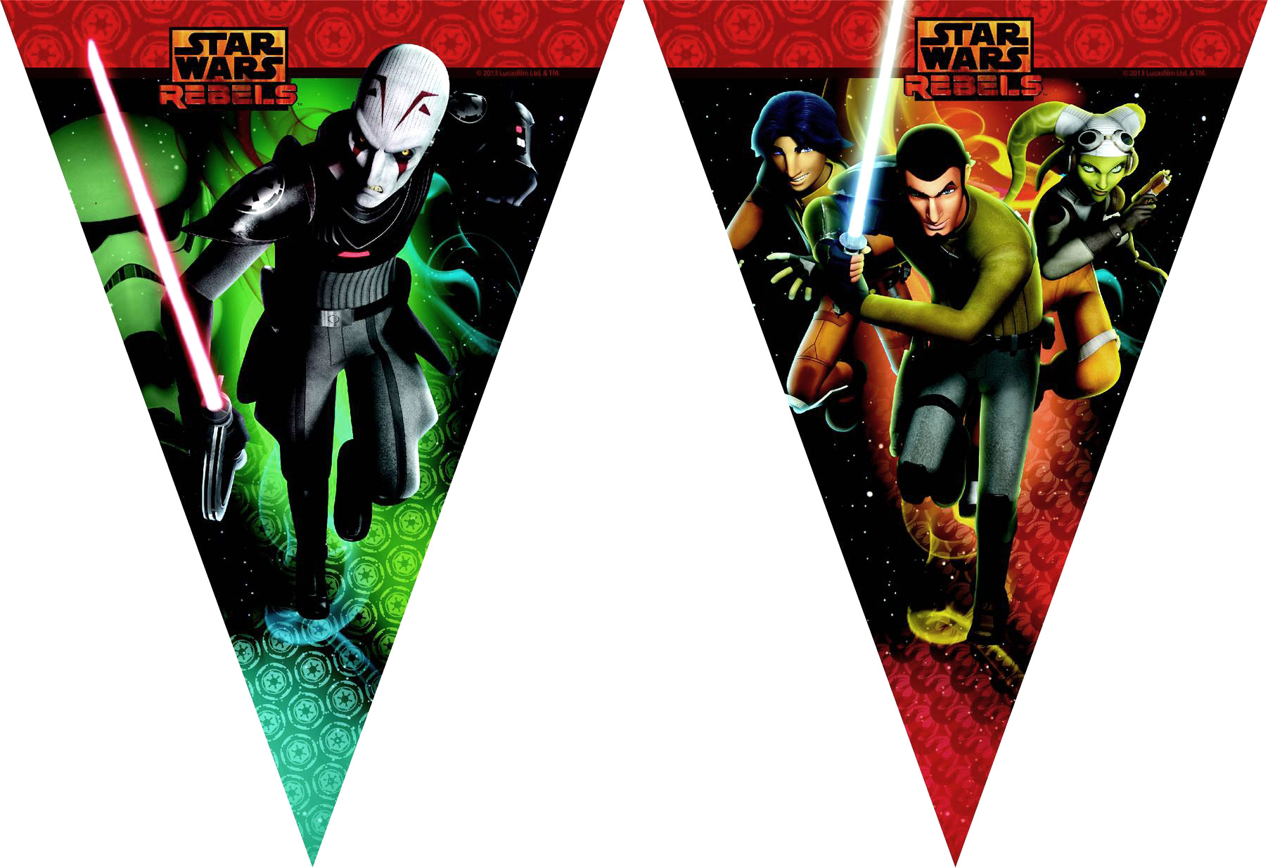 Guirlande fanions Star Wars Rebels